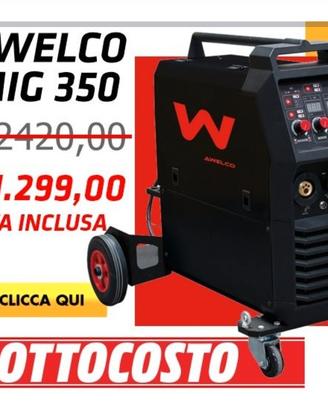 Saldatrice Awelco MIG 350 Multifunzione