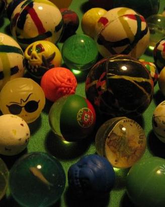 Palline rimbalzanti varie