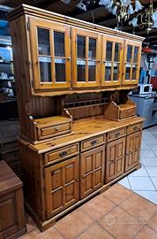 credenza 4 ante in legno massello