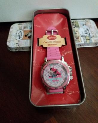Orologio analogico quarzo minnie bambina disney