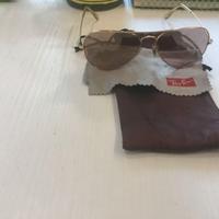 Occhiali Rayban Aviatore Dorati