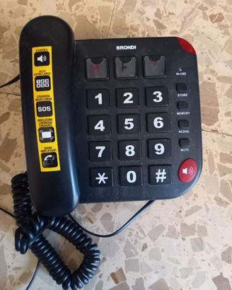 Telefono fisso per anziani Brondi Bravo 15
