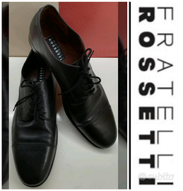 FRATELLI ROSSETTI UOMO SCARPA STRINGATA pelle nera