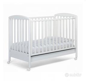 Lettino Foppapedretti bianco con cassetto