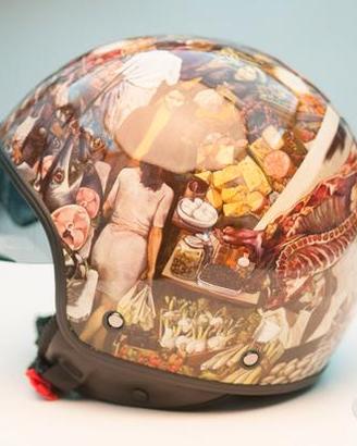 Casco moto demi jet limited edition vucciria