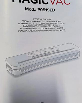 Macchina Sottovuoto Magic Vac P0519ED