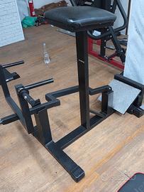 palestra, incline rowing e panca piana