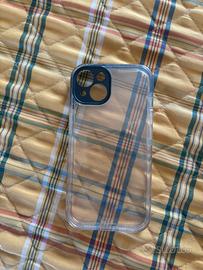 Cover iphone 13 trasparente e nera