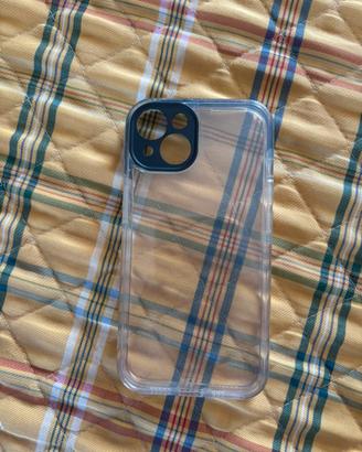 Cover iphone 13 trasparente e nera
