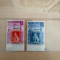 Francobollo Trieste A centenario Toscana 1951