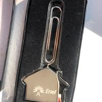 Enel gadget porta memos in metallo
