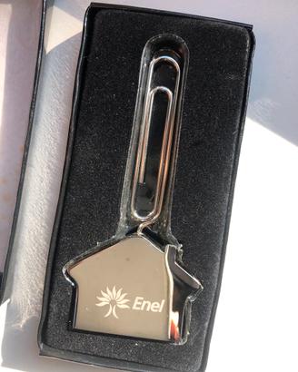 Enel gadget porta memos in metallo