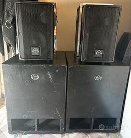 2  Tourus AX8 MBT + 2 Subwoofer Titan Sub A15