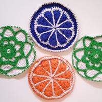 Set Sotto Tazza Uncinetto Anni 70