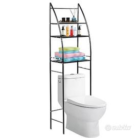 ORGANIZER CON 3 MENSOLE SCAFFALE SOPRA LAVATRICE WATER BAGNO SALVASPAZIO