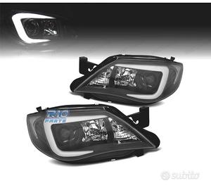 FARI PER SUBARU IMPREZA 08-12 TUBE LIGHT FONDO NER