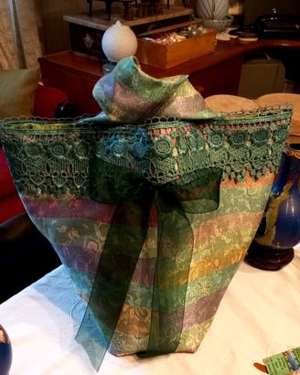 Borsa da passeggio in raso