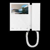 Monitor mini con cornetta slim colore white bianco