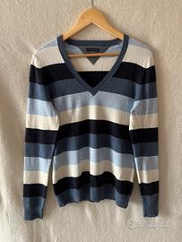 Maglione a righe uomo Tommy Hilfiger taglia S