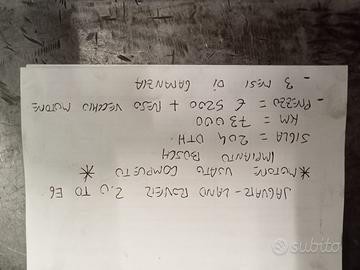 MOTORE USATO COMPLETO JAGUAR-LAND ROVER 2.0 TD E6