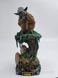 Yoda Star Wars dipinto a mano 41 cm
