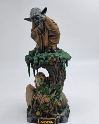 Yoda Star Wars dipinto a mano 41 cm