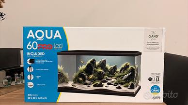 Acquario Ciano 60PRO LED + Kit allestimento