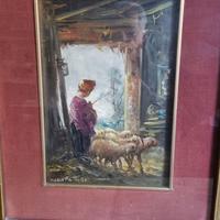 Quadro di Mario Fattori Cm 35x25