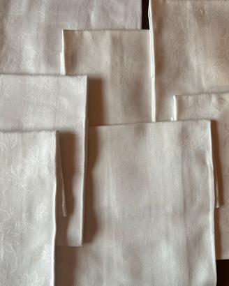 Stock 40 tovaglioli in cotone damascato