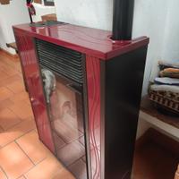 Stufa a pellet Edilkamin e aspira cenere.