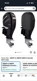 Copri motore Mercury Verado 225 250 275 300 350