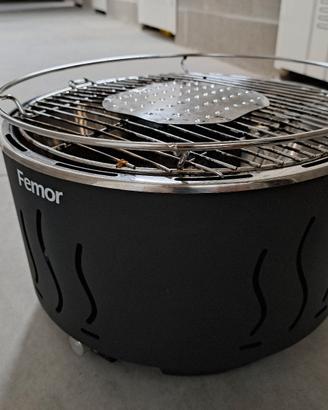 Barbecue senza fumo Femor