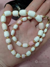 collana simil corallo