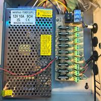 Alimentatore CCTV 50W 12v 9ch