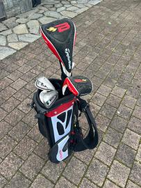 Sacca da golf con 6 ferri bimbo