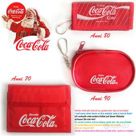 CocaCola: Portafoglio, Portachiavi e Borsellino.