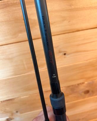 3 canne daiwa black widow 10 piedi retrattili
