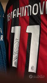 Maglia ibrahimovic autografata