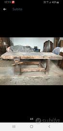 bancone da falegname in castagno 