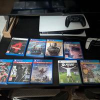 PlayStation 5+2 controller+FC25+altri giochi