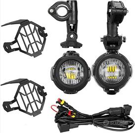 Faretti LED Moto Supplementari+Griglie RIBASSO 7GG