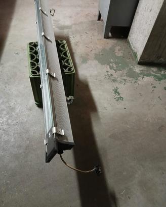 plafoniere con neon in alluminio cm160