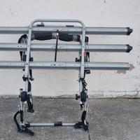 portabici per auto attacco con cinghie 