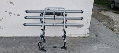 portabici per auto attacco con cinghie 