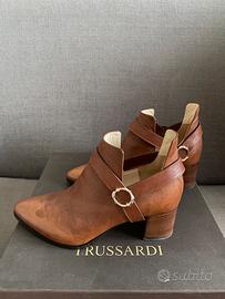 Stivaletti cuoio Trussardi
