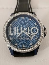 Orologio Al Quarzo Donna Liujo Blu  Con Strass 