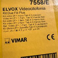 Kit videocitofonico Elvox 7558/E