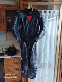 tuta moto in pelle Dainese 