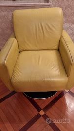 Poltrona in pelle