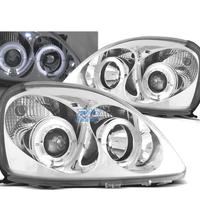 FARI PER TOYOTA YARIS 99-03 OCCHI ANGEL CROMATI